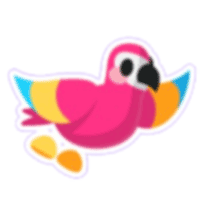 Pan Parrot Sticker  - Rare from Pride Sticker Pack